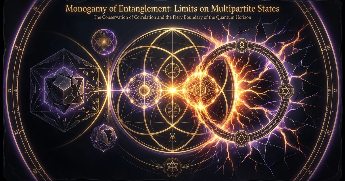 Monogamy of Entanglement: Coffman Kundu Wootters Inequality - Hero Banner
