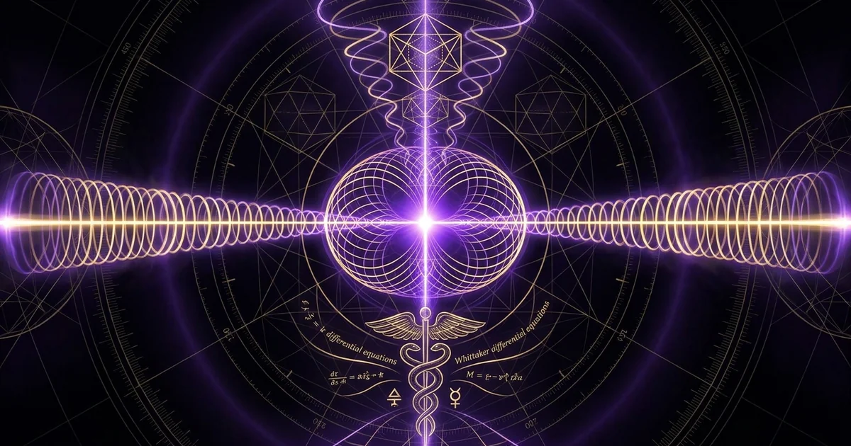 Cover illustration for treatise: Scalar Interferometry Phase Conjugate Wave Interaction