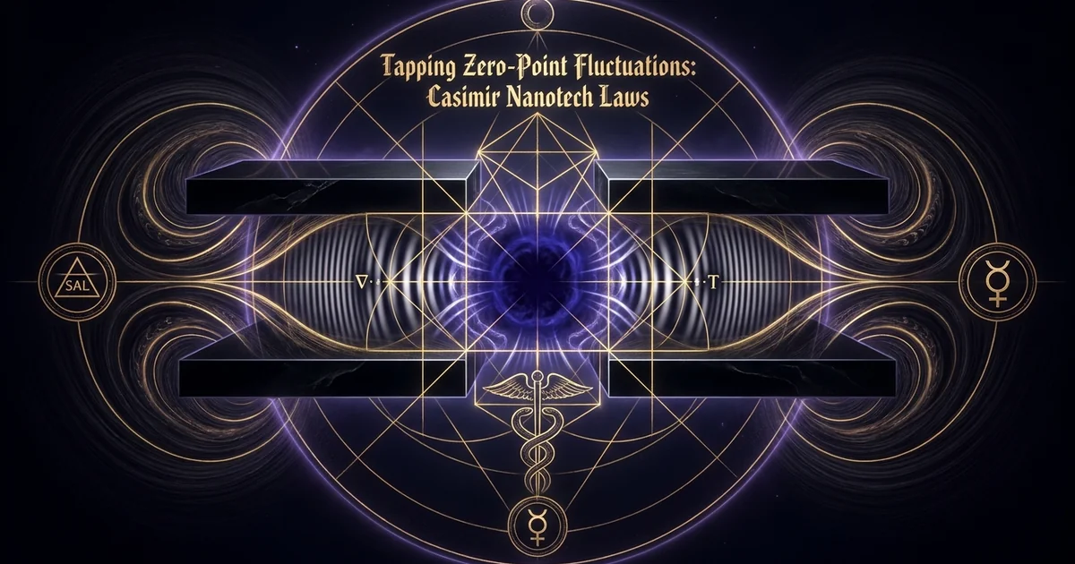 Extracting Zero Point Energy Casimir Nanotechnology Mems - Hero Banner