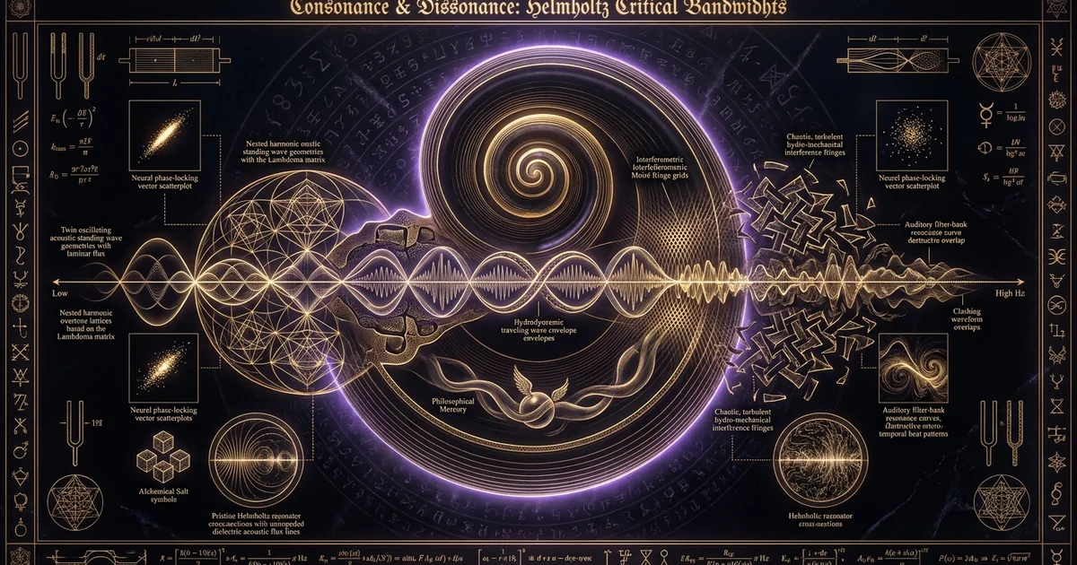 Consonance Dissonance Helmholtz Critical Bandwidth Sensory - Hero Banner