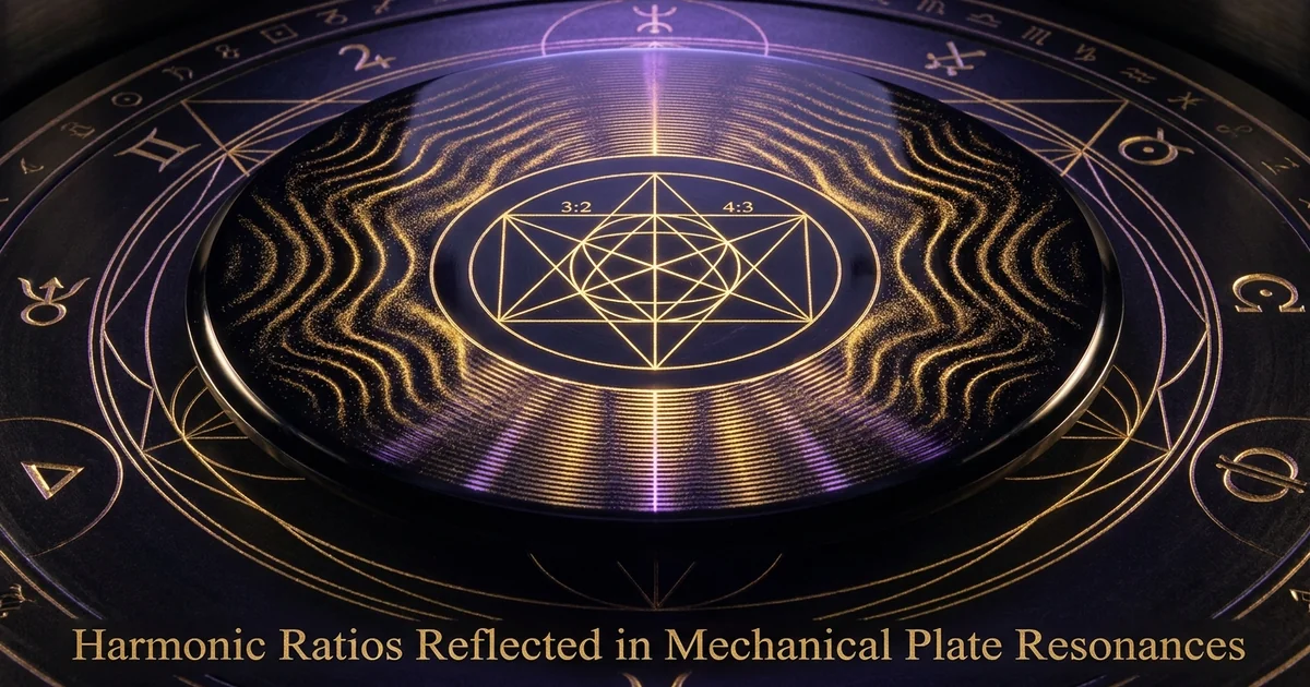 Harmonic Ratios Plate Resonance Overtone Spectrum Chladni - Hero Banner
