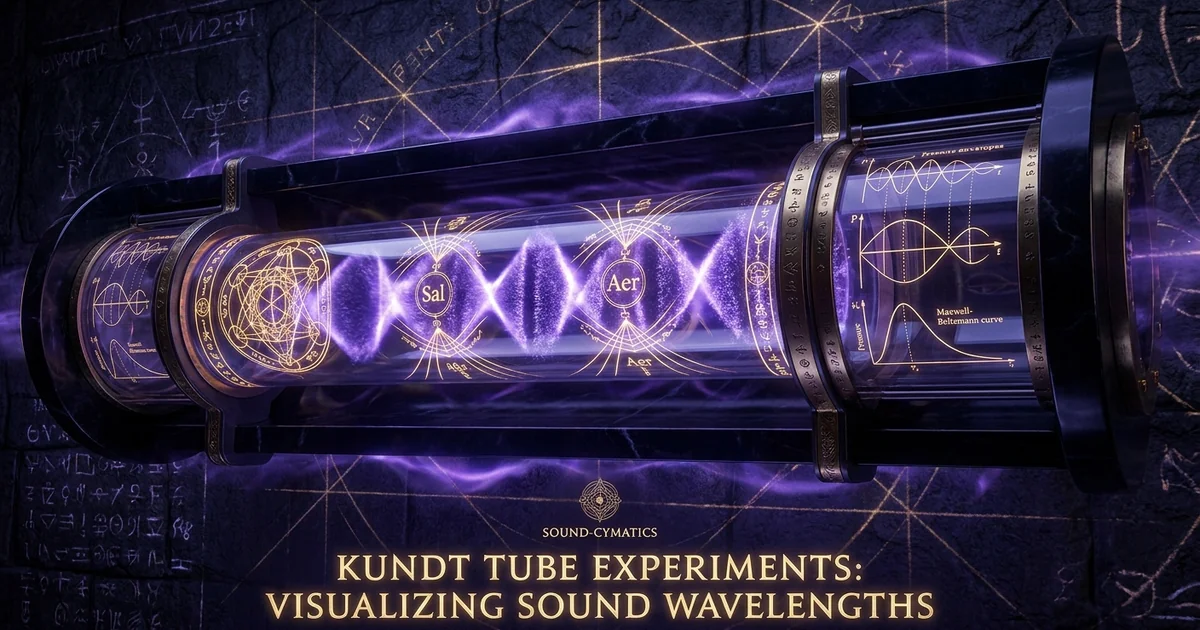 Kundt Tube Experiment Sound Wavelength Speed of Sound Gas - Hero Banner