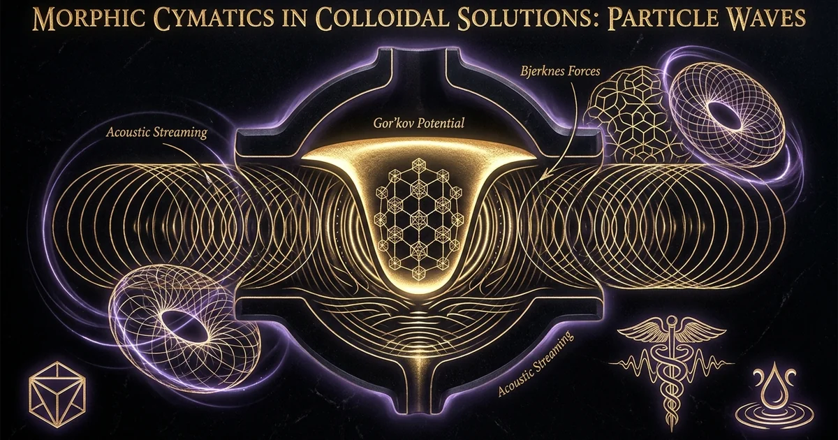 Colloidal Solution Cymatics Directed Self Assembly - Hero Banner