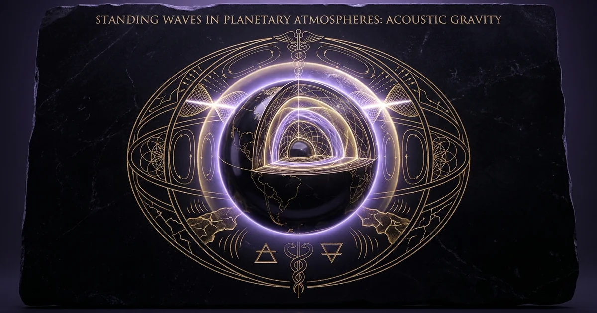 Atmospheric Acoustic Gravity Waves Standing Oscillations - Research Treatise