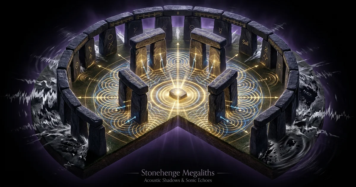 Stonehenge Sarsen Circle Shadows: Acoustics, Reverberation - Hero Banner