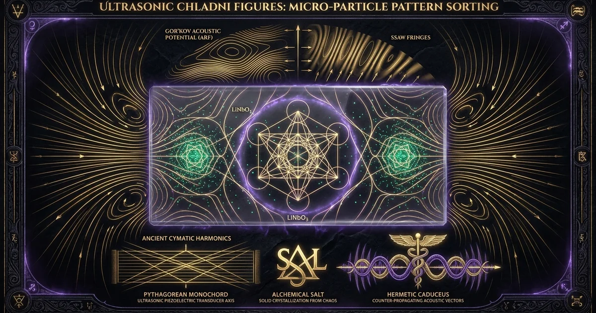 Ultrasonic Chladni Figures Micro Particle Assembly Acoustic - Hero Banner