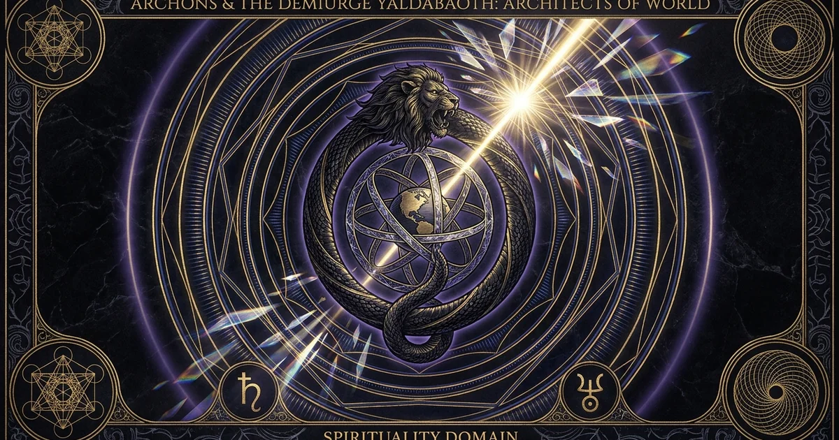 Archons Demiurge Yaldabaoth Blind God False Creator Gnostic - Hero Banner