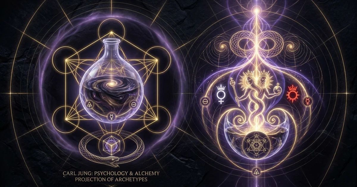 Carl Jung Psychology And Alchemy Projection Of Archetypes - Hero Banner