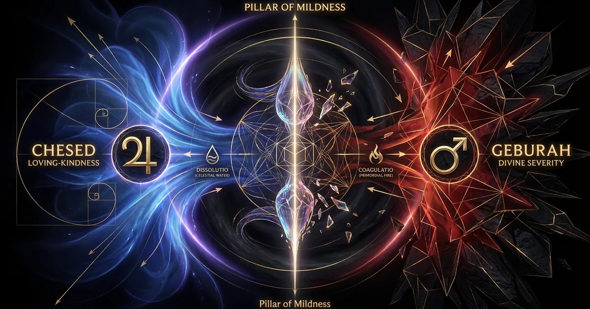 Chesed Geburah Mercy Severity Pillars Kabbalah Dynamic - Research Treatise