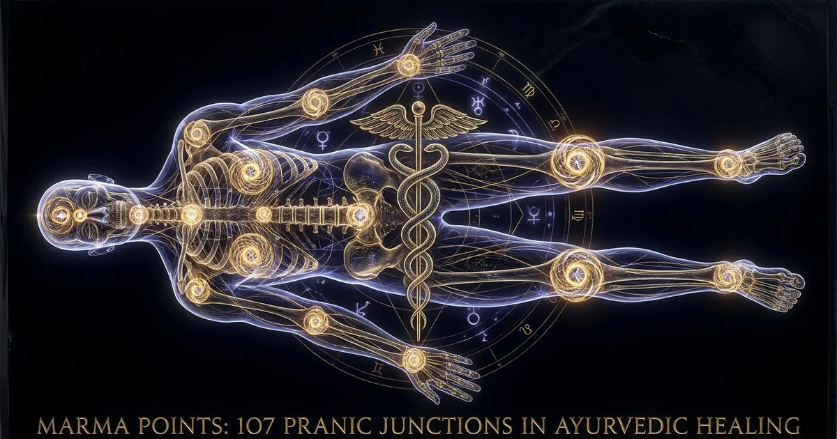 Sushrutayurveda: 107 Marma Points Vital Energy Intersections - Hero Banner