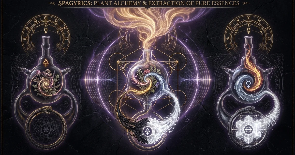 Spagyrics Plant Alchemy Extraction Essential Oils Mineral - Hero Banner