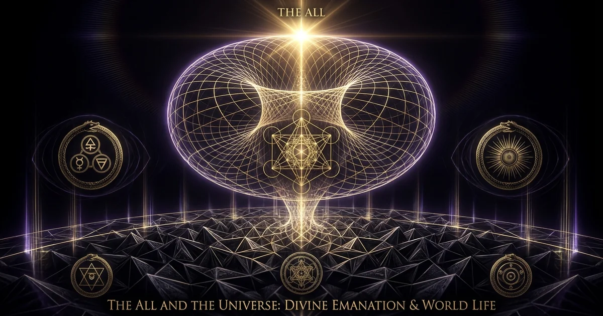 The All Kybalion Divine Emanation Unmanifest Reality Nature - Hero Banner