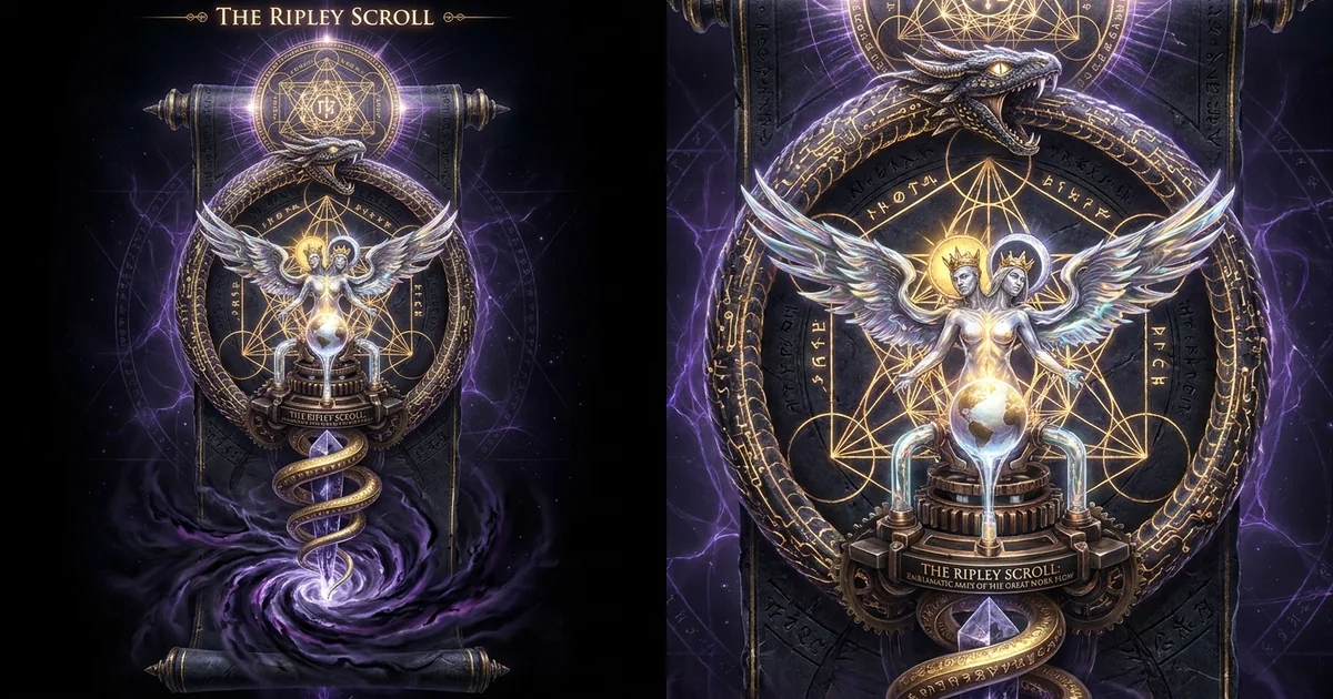 Ripley Scroll George Ripley Alchemical Iconography Emblem - Hero Banner