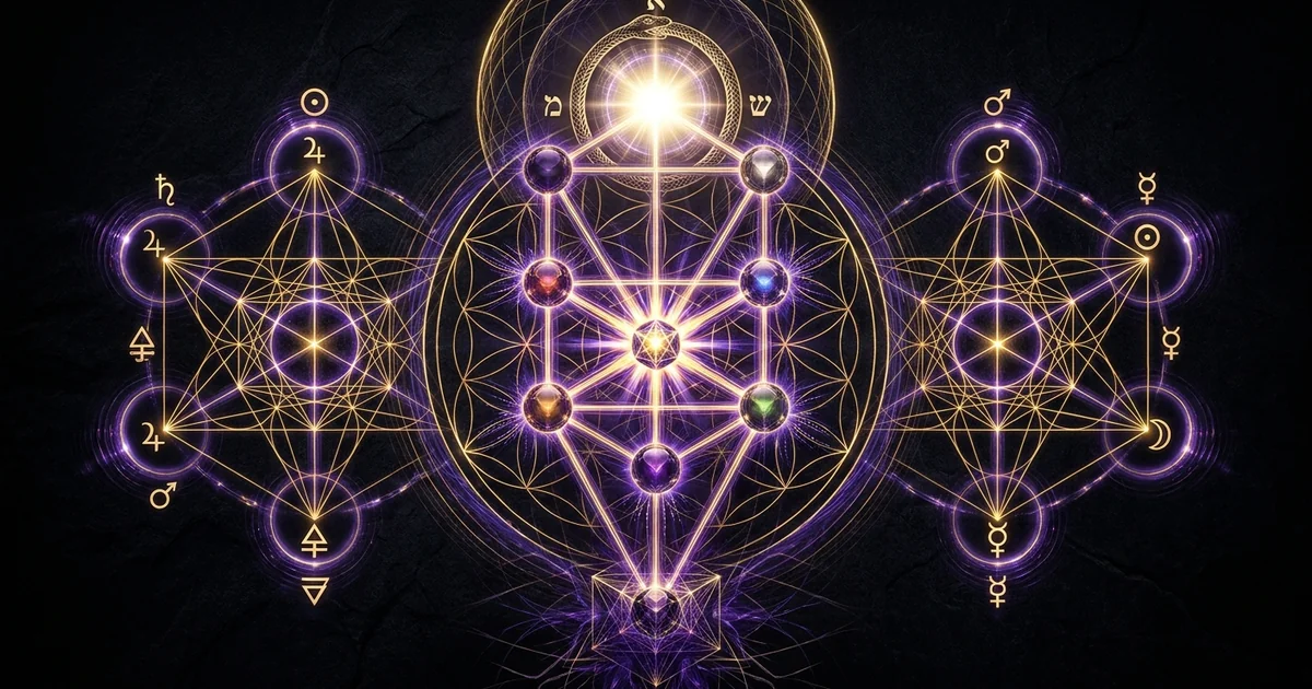 Sacred Tree & Flower of Life Geometry: Alignment Derivation - Hero Banner