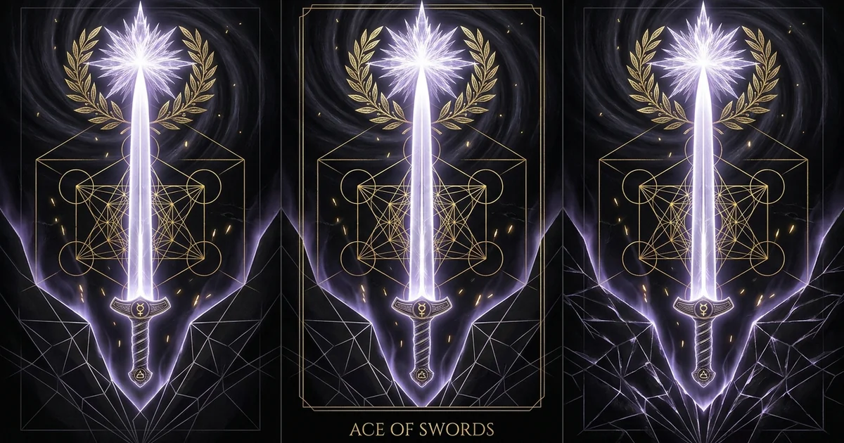 Ace of Swords Tarot Meaning: The Metaphysics of Logos - Hero Banner