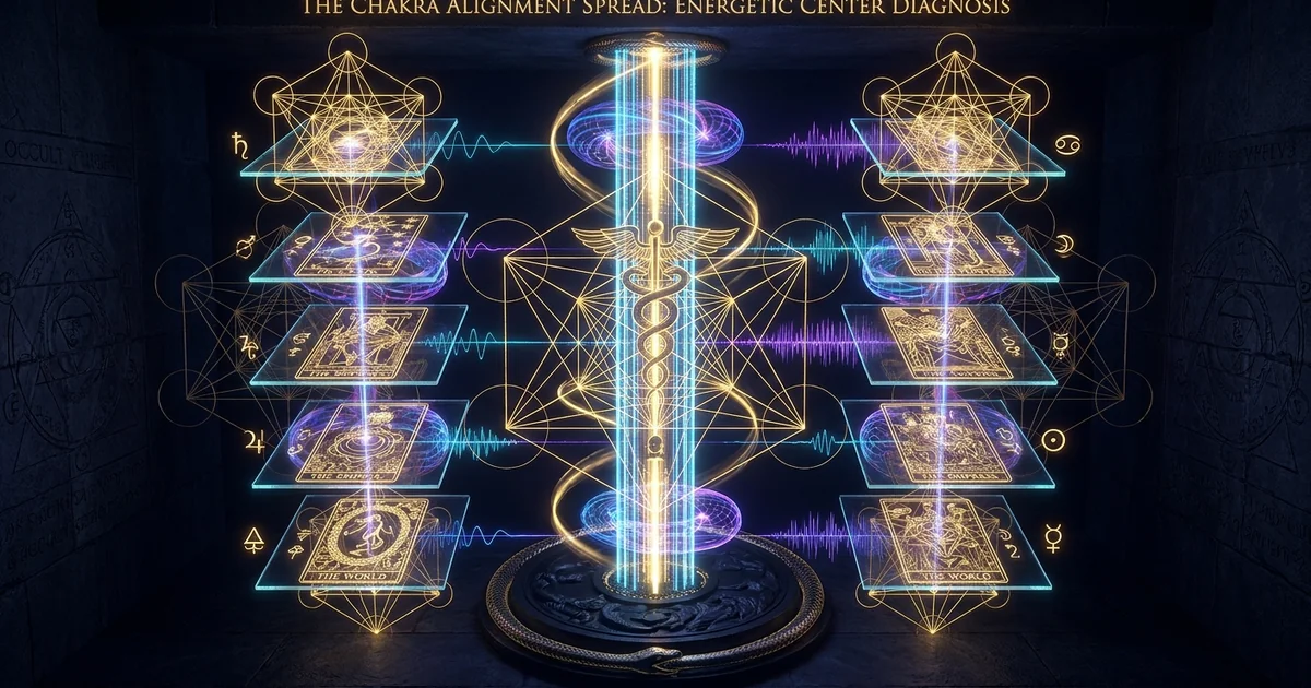 Chakra Alignment Tarot Spread Diagnosis: A Pranic Model - Hero Banner