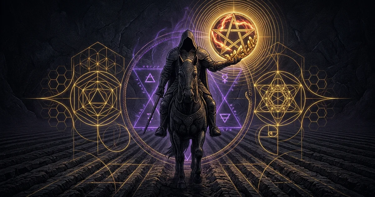 Knight of Pentacles Tarot Meaning: The Fire of Earth - Hero Banner