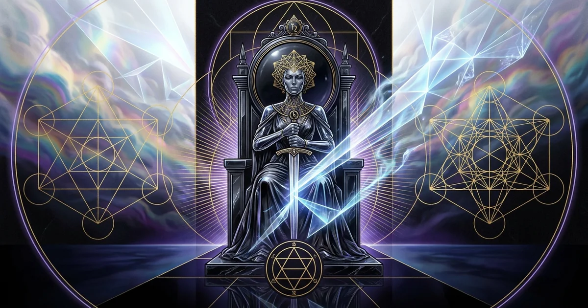 The Queen of Swords Tarot Meaning: Epistemic Clarity - Hero Banner