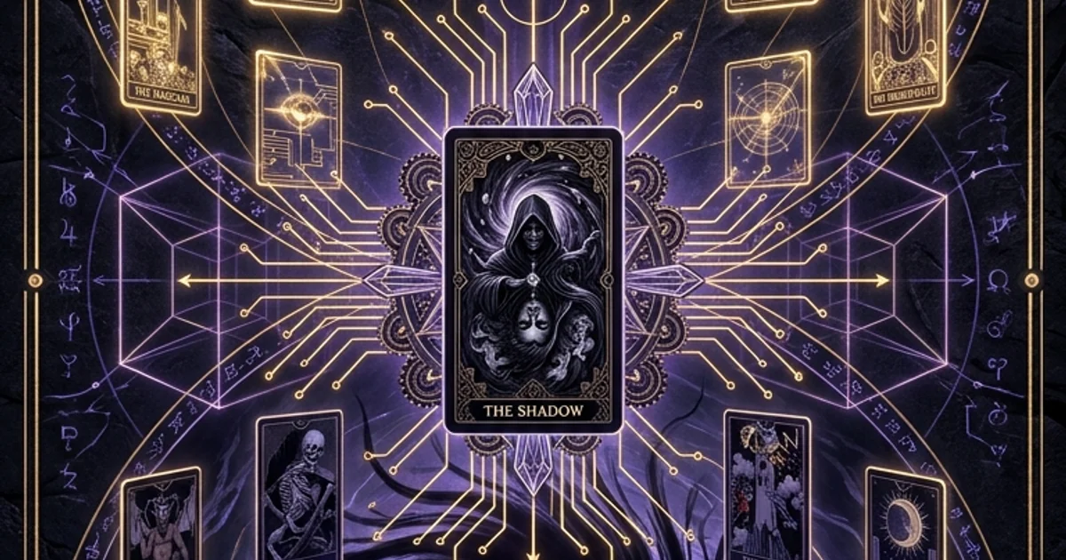 The Shadow Work Tarot Spread Subconscious Diagnostics - Hero Banner