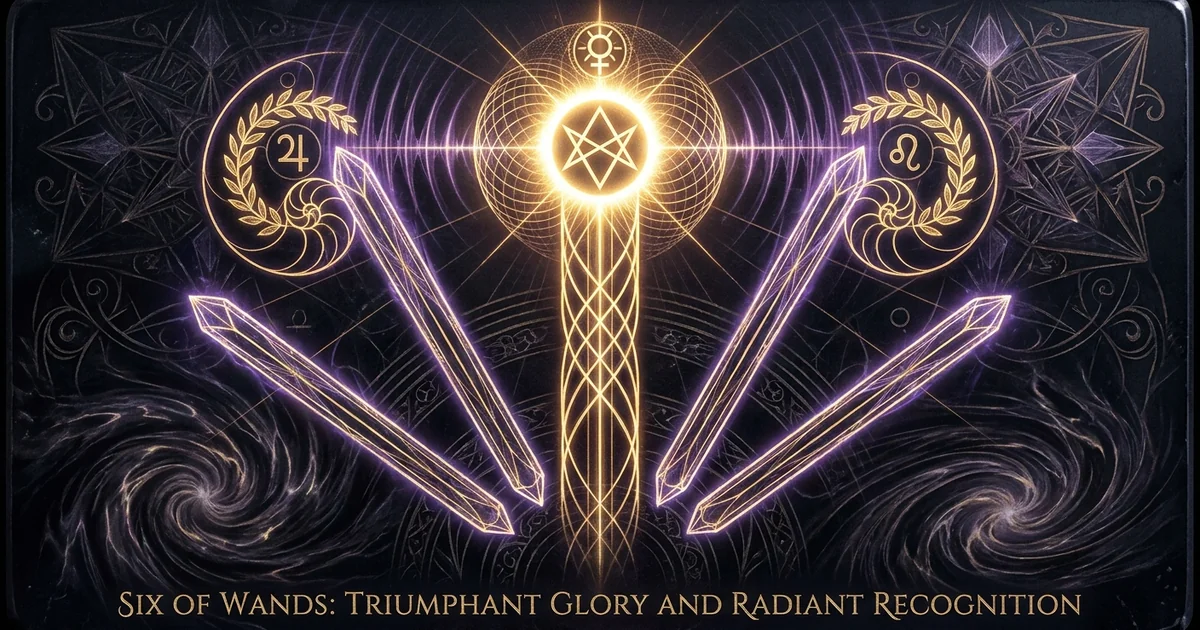 Six of Wands Tarot Meaning: The Radiant Victory of Fire - Hero Banner