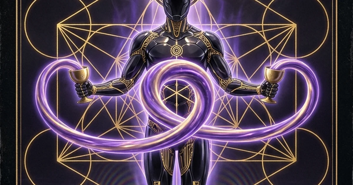 Temperance Archetype Sacred Blending Soul in Tarot Key 14 - Hero Banner