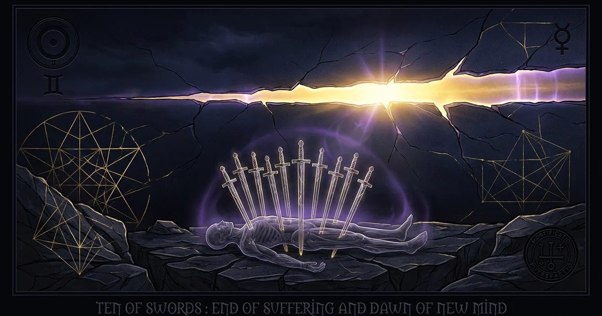 Ten of Swords Tarot Meaning: Epistemology of the Mind - Hero Banner